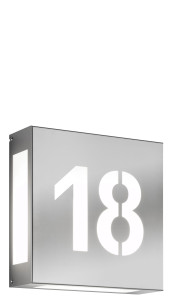 CMD Wandleuchte mit Hausnummer 42/HN/N/LED
