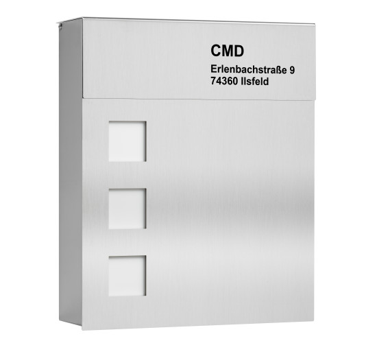 CMD Briefkasten 96/Gravur