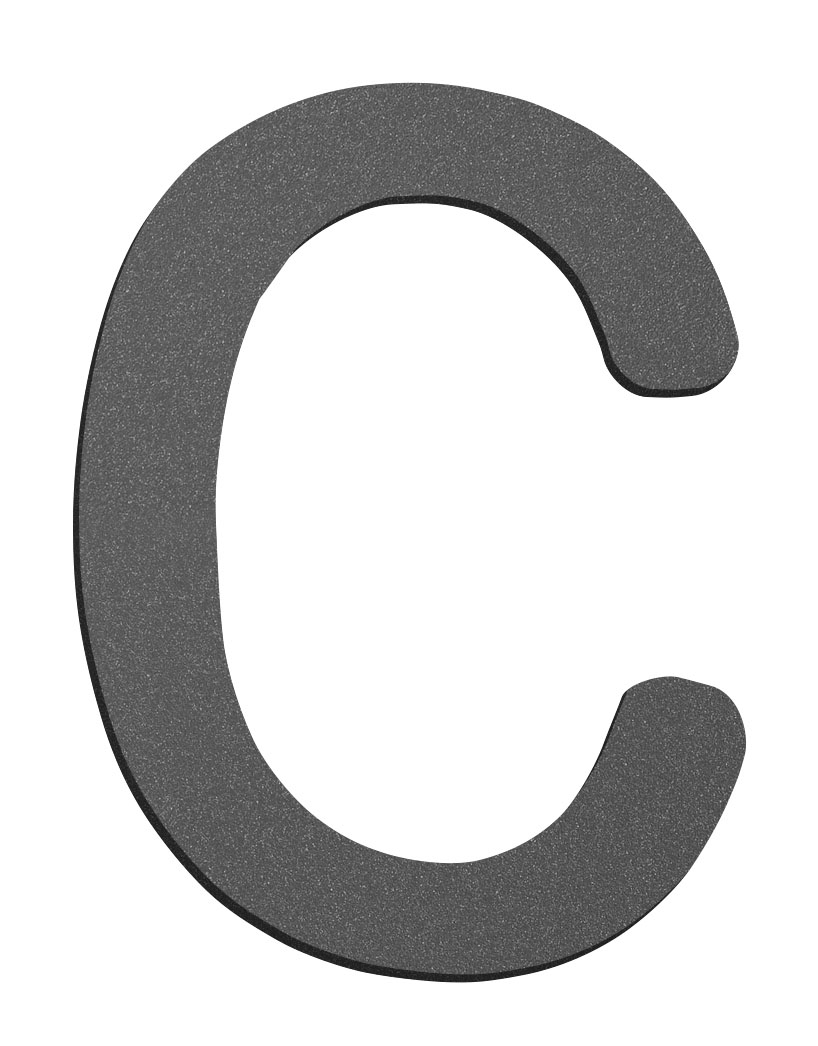 CMD Hausnummer klein c anthrazit